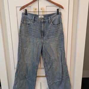 pistola Light Wash Wide-Leg Jeans